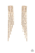 Load image into Gallery viewer, Paparazzi A-Lister Affirmations - Gold Earring
