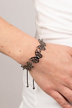 Load image into Gallery viewer, Paparazzi Put a WING on It - Black Bracelet
