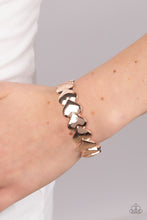 Load image into Gallery viewer, Paparazzi Hearts Galore - Rose Gold Bracelet
