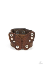 Load image into Gallery viewer, Paparazzi Butterfly Farm - Brown Bracelet
