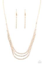 Load image into Gallery viewer, Paparazzi Surreal Sparkle - Gold Necklace
