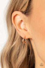 Load image into Gallery viewer, Paparazzi SMALLEST of Them All - Rose Gold Earring
