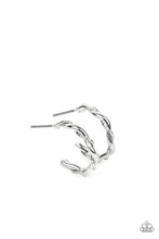 Load image into Gallery viewer, Paparazzi Irresistibly Intertwined - Silver Earring
