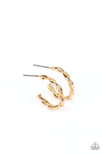 Load image into Gallery viewer, Paparazzi Irresistibly Intertwined - Gold Earring

