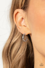 Load image into Gallery viewer, Paparazzi Small-Scale Shimmer - Silver Earring
