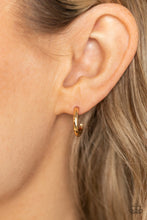 Load image into Gallery viewer, Paparazzi Small-Scale Shimmer - Gold Earring
