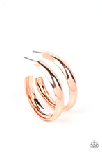 Load image into Gallery viewer, Paparazzi Champion Curves - Gold Earrings
