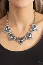 Load image into Gallery viewer, Paparazzi Kindred Hearts - White Necklace
