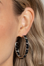 Load image into Gallery viewer, Paparazzi Industrial Incantation - Black Earrings

