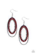 Load image into Gallery viewer, Paparazzi Marry Into Money - Red Earrings
