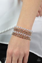 Load image into Gallery viewer, Paparazzi ICE Knowing You - Rose Gold Bracelet
