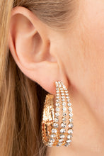 Load image into Gallery viewer, Paparazzi Cosmopolitan Cool - Gold Earring
