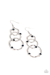 Paparazzi Revolving Radiance - Blue Earrings