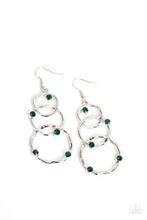 Load image into Gallery viewer, Paparazzi Revolving Radiance - Green Earring
