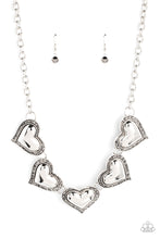 Load image into Gallery viewer, Paparazzi Kindred Hearts - Silver Necklace
