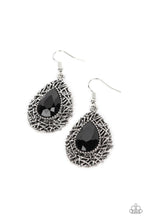 Load image into Gallery viewer, Paparazzi Nest Nouveau - Black Earrings
