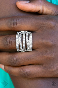 Paparazzi Knock-Out Opulence - White Ring