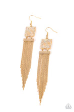 Load image into Gallery viewer, Paparazzi Dramatically Deco - Gold Earring
