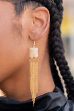 Load image into Gallery viewer, Paparazzi Dramatically Deco - Gold Earring
