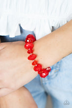 Load image into Gallery viewer, Paparazzi Keep GLOWING Forward - Red Bracelet
