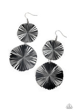 Load image into Gallery viewer, Paparazzi In Your Wildest FAN-tasy - Black Earring
