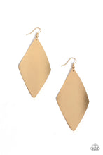 Load image into Gallery viewer, Paparazzi Retro Rally - Gold Earrings
