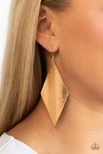 Load image into Gallery viewer, Paparazzi Retro Rally - Gold Earrings
