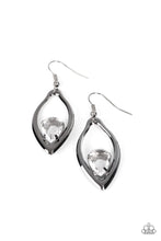 Load image into Gallery viewer, Paparazzi Beautifully Bejeweled - Black Earring

