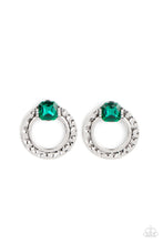 Load image into Gallery viewer, Paparazzi Smoldering Scintillation - Green Earrings
