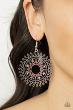 Load image into Gallery viewer, Paparazzi Revel in Radiance - Red Earrings

