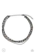 Load image into Gallery viewer, Paparazzi Glitter and Gossip - Black Necklace
