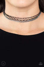 Load image into Gallery viewer, Paparazzi Glitter and Gossip - Black Necklace
