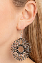 Load image into Gallery viewer, Paparazzi Revel in Radiance - Black Earrings
