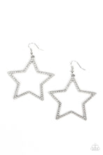 Load image into Gallery viewer, Paparazzi Supernova Sparkle - White Earrings
