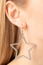 Load image into Gallery viewer, Paparazzi Supernova Sparkle - White Earrings

