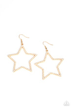 Load image into Gallery viewer, Paparazzi Supernova Sparkle - Gold Earrings
