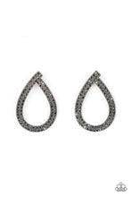Load image into Gallery viewer, Paparazzi Diva Dust - Black Earring
