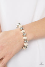 Load image into Gallery viewer, Paparazzi Stone Age Aesthetic - White Bracelet
