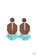 Load image into Gallery viewer, Paparazzi Western Retreat - Blue Earrings
