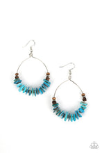Load image into Gallery viewer, Paparazzi Hawaiian Kiss - Blue Earrings
