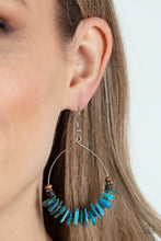 Load image into Gallery viewer, Paparazzi Hawaiian Kiss - Blue Earrings
