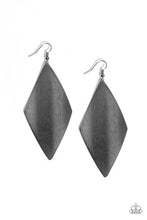Load image into Gallery viewer, Paparazzi Retro Rally - Black Earrings
