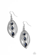 Load image into Gallery viewer, Paparazzi Extra Exuberant - Blue Earrings
