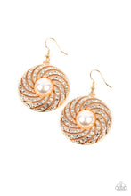 Load image into Gallery viewer, Paparazzi Vintage Vortex - Gold Earrings
