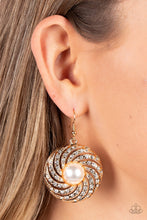 Load image into Gallery viewer, Paparazzi Vintage Vortex - Gold Earrings
