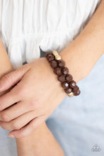 Load image into Gallery viewer, Paparazzi Grecian Glamour - Brown Bracelet
