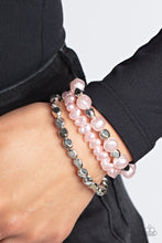 Load image into Gallery viewer, Paparazzi Shoreside Soiree - Pink Bracelet
