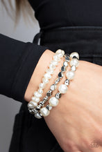 Load image into Gallery viewer, Paparazzi Shoreside Soiree - White Bracelet
