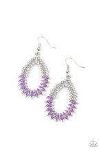 Load image into Gallery viewer, Paparazzi Lucid Luster - Purple Earrings
