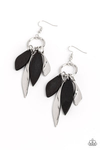 Paparazzi Primal Palette - Black Earrings